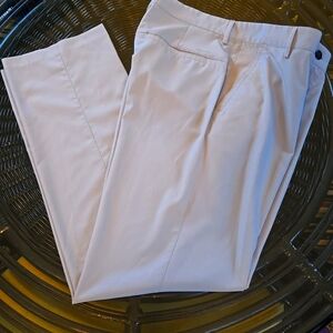 Men's Adidas golf pants 32x32 light grey dryfit.